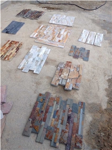 Black Slate Irregular Flagstones, Flagstone Road Paving