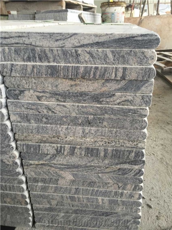 China Juparana Granite Step/Staircase/Risers/Threshold
