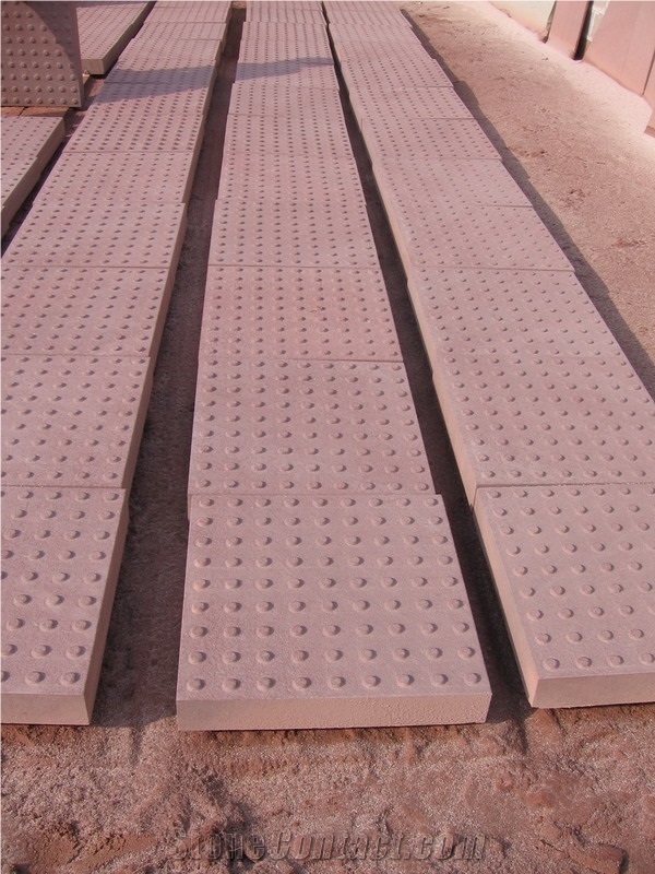 China Red Sandstone Cube Stone & Paver