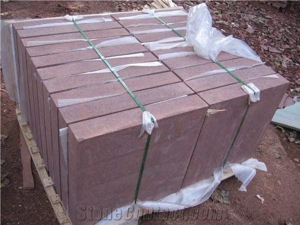 China Red Sandstone Cube Stone & Paver