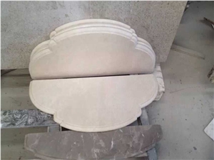Yellow Sandstone Round Table Tops/Desk Tops