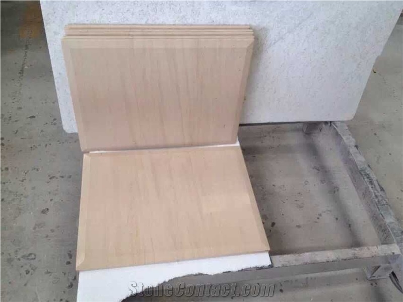 Yellow Sandstone Round Table Tops/Desk Tops