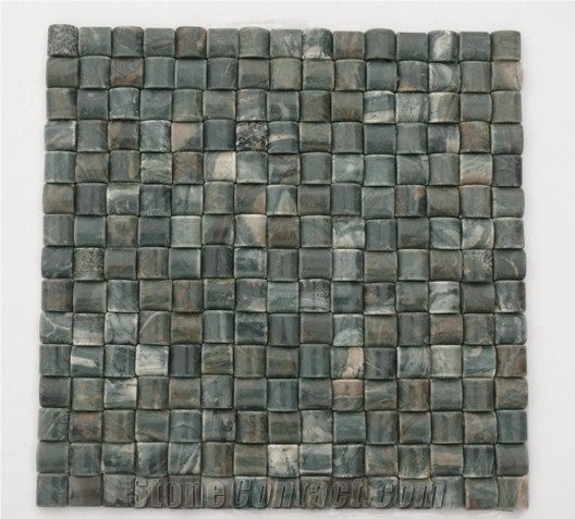 Green Brick Mosaic Tiles