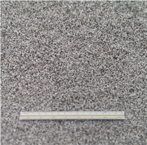 Granite Pebbles with Black Spots,Ball-Milled, G359 White Granite Pebble & Gravel