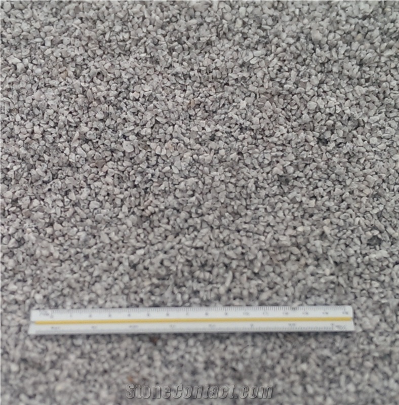 Light-Grey Granite Gravels with Black Spots