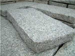 White Granite Viet Nam Cubic Slap Block, Lilac Sierra Granite Cube Stoen & Pavers