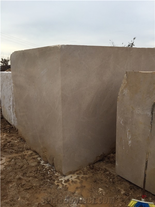 Bursa Beige Marble Blocks, Beige Turkish Marble Blocks