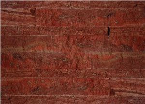 Red Split Face Travertine