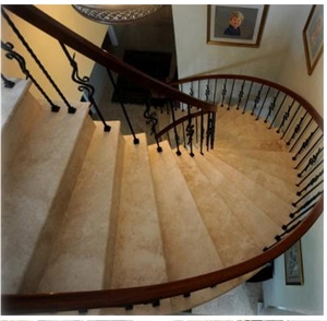 Cream Vanilla Marble Staircase