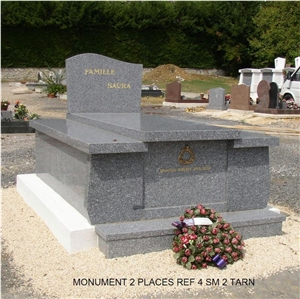 Clair Du Tarn Granite Double Monument Design