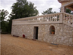 Pont Du Gard Limestone Balconies, Balustrade & Railings