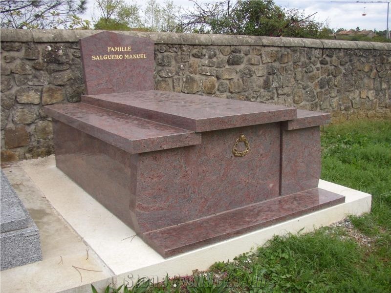 Rosa Tupin Granite 2 Place Design Family Monument