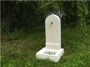 La Grosse Borne Limestone Garden Fountain