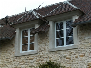 La Grosse Borne Limestone Window Frame