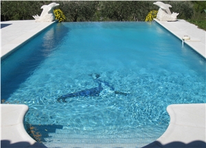 Pierre De La Sine Limestone Pool Paving and Copings