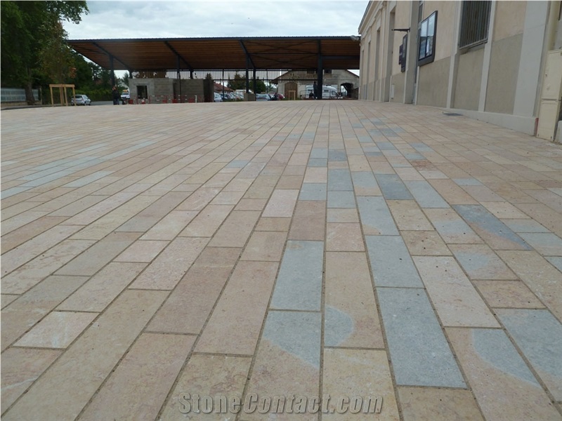 Pierre Calcaire Rocheret Gris Limestone Pavers