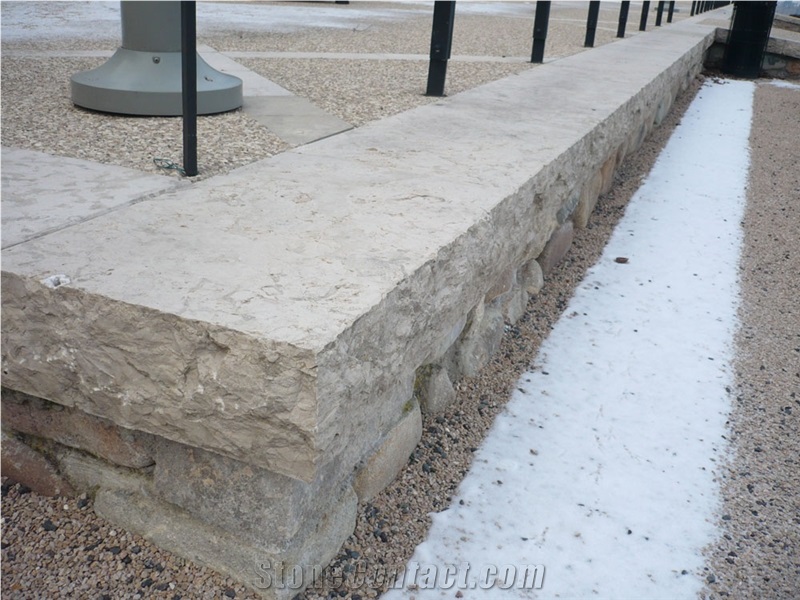 Pierre Calcaire Romaneche Pool Coping, Wall Coping