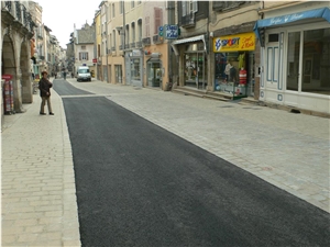 Pierre Calcaire Romaneche Street Walkway Cobble Stone
