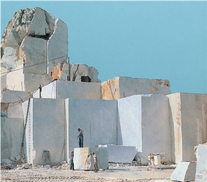 Pirgos White Marble Blocks Greece