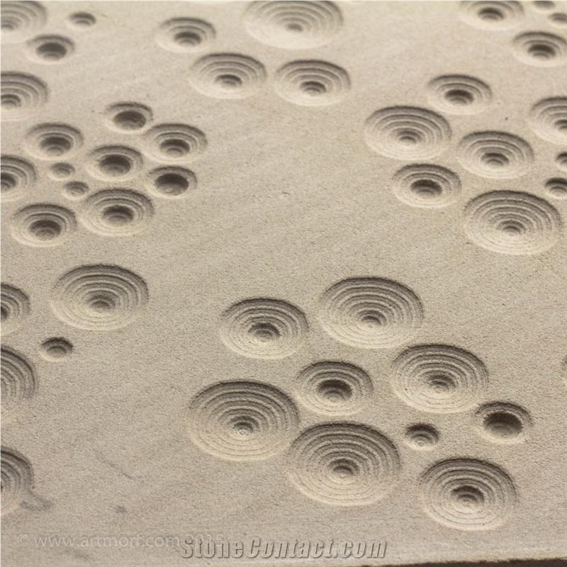Natural Stone 3d Wall Panels, Beige Buff Sandstone Building & Walling