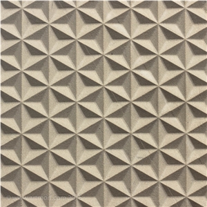 Natural Stone 3d Wall Panels, Beige Buff Sandstone Building & Walling