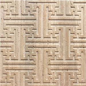 Travertine Natural Stone 3d Wall Panels