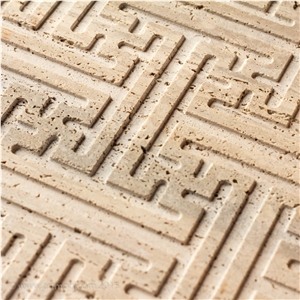 Travertine Natural Stone 3d Wall Panels