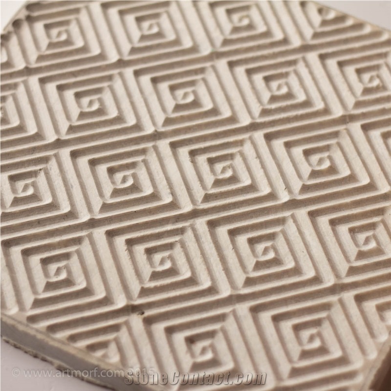 White Marble 3d Wall Panel, Ambaji White Marble Building & Walling