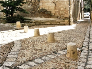 Pierre De Mauzens Car Parking Stone, Beige Limestone Parking Stone