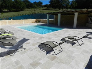 Pierre De Paussac Pool Terrace Pavement Castelnaud