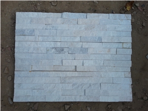 China White Quartzite Cultural Stone Staggered Stone with High Quality
