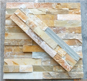 Hebei Golden Slate Cultured Stone , Manufacturer Decorative Gloden Stone Vneer Block