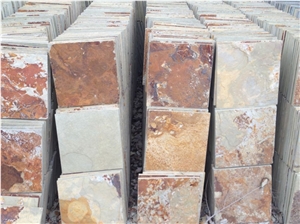 High Lever Rusty Slate Slab & Tiles for Floor