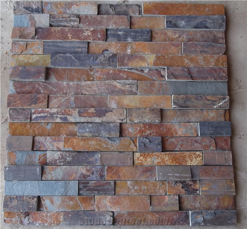 Rusty Stone Veneer,Dark Rusty Decorative Cultured Stone