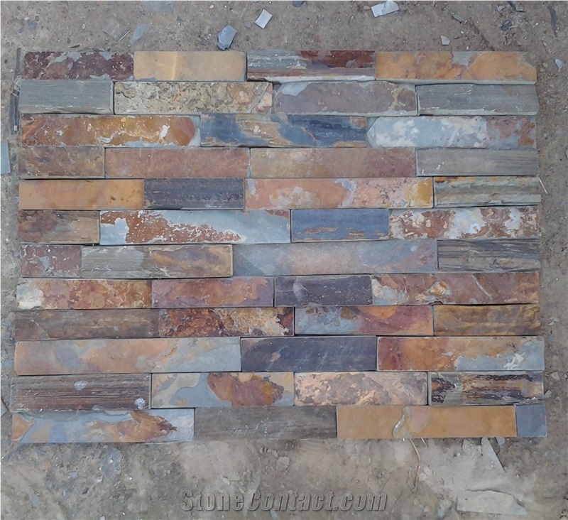 Rusty Stone Veneer,Dark Rusty Decorative Cultured Stone