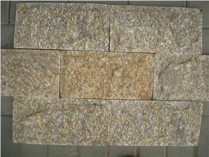 Yellow Granite Mushroomed Wall Stone (Direct Factory + Good Price), Natural Yellow Granite Mushroom Stone