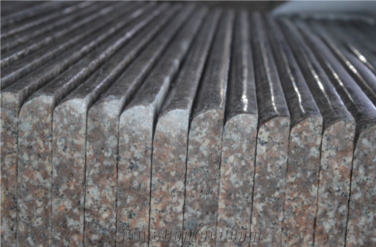 Red Granite Stones, Peach Red Tiles, G687 Steps