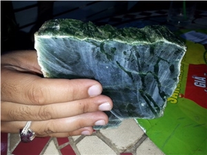 Nephrite Blocks, Green Nephrite