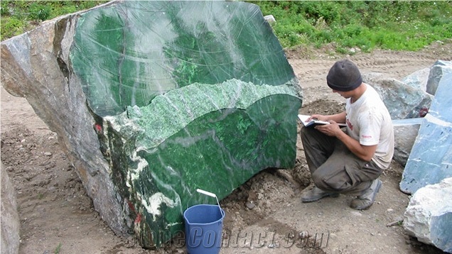 Nephrite Blocks, Green Nephrite