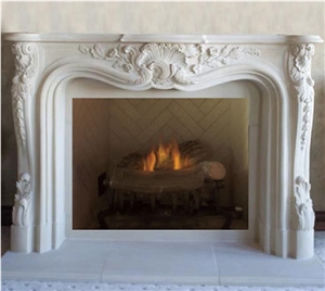 Natural Stone Fireplace Mantel