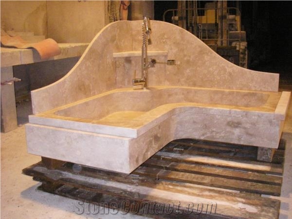 Pierre De Pontijou Kitchen Countertop with Solid Sink