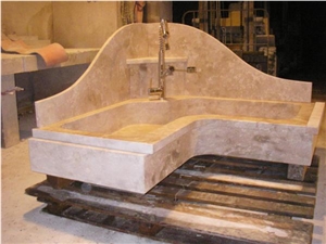 Pierre De Pontijou Kitchen Countertop with Solid Sink