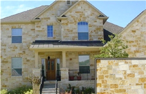 Austin Brown Limestone Random Chopped Stone