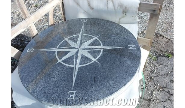 Granite Compass Rose