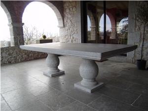 Pierre De Ruoms Benches, Patio Tables