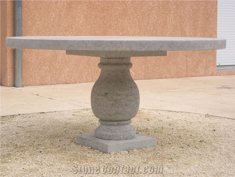 Pierre De Ruoms Benches, Patio Tables