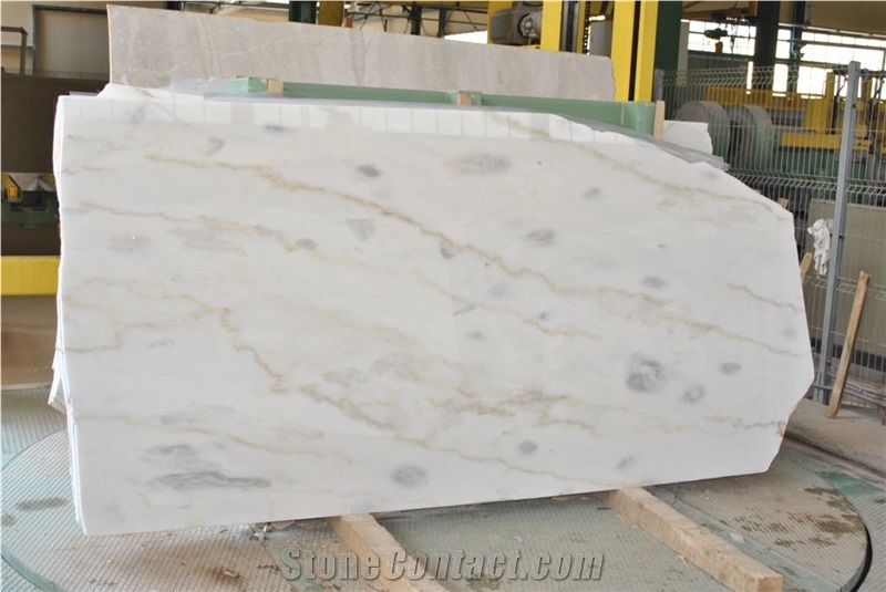 Skyros White Marble, Skyros Silky White Marble Blocks