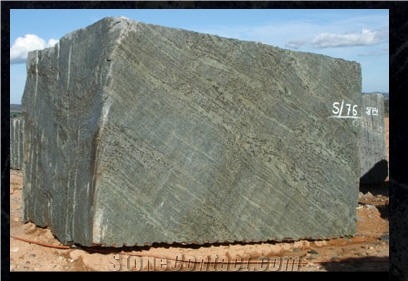 Verde Lenice Granite Blocks - Verde Candeias Granite