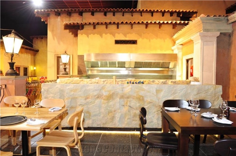 Solid Sandstone Bar Counters
