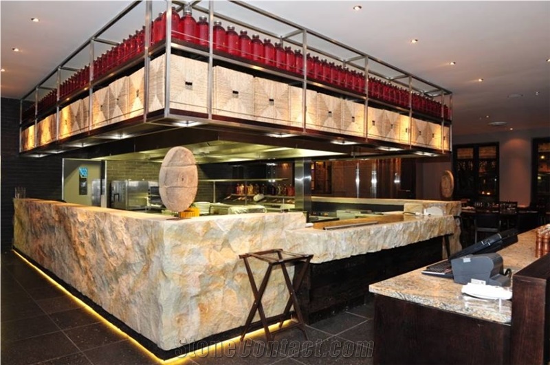 Solid Sandstone Bar Counters